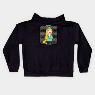 Little Rapunzel Story Kids Hoodie